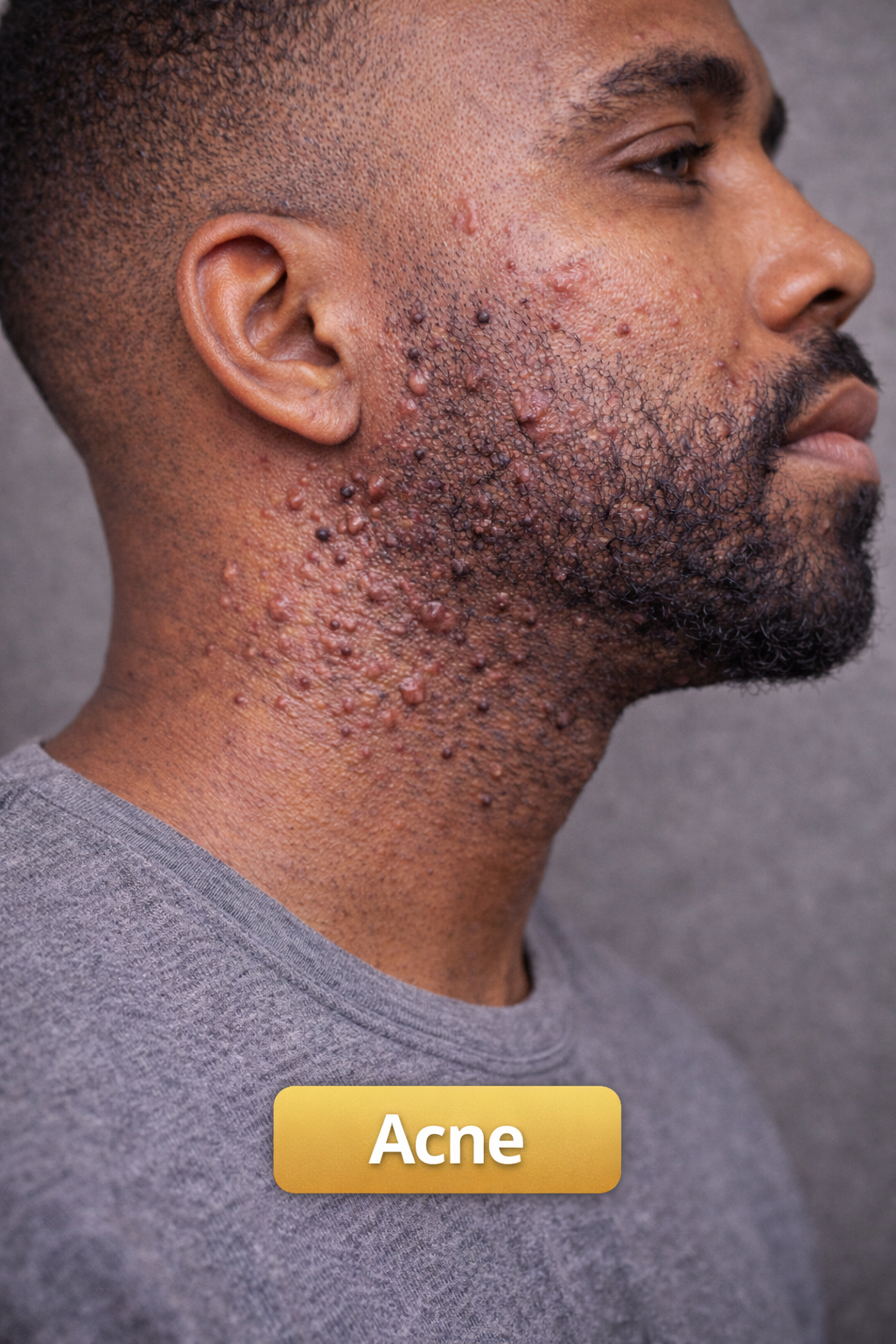 Clogged Pores And Beard-Area Acne